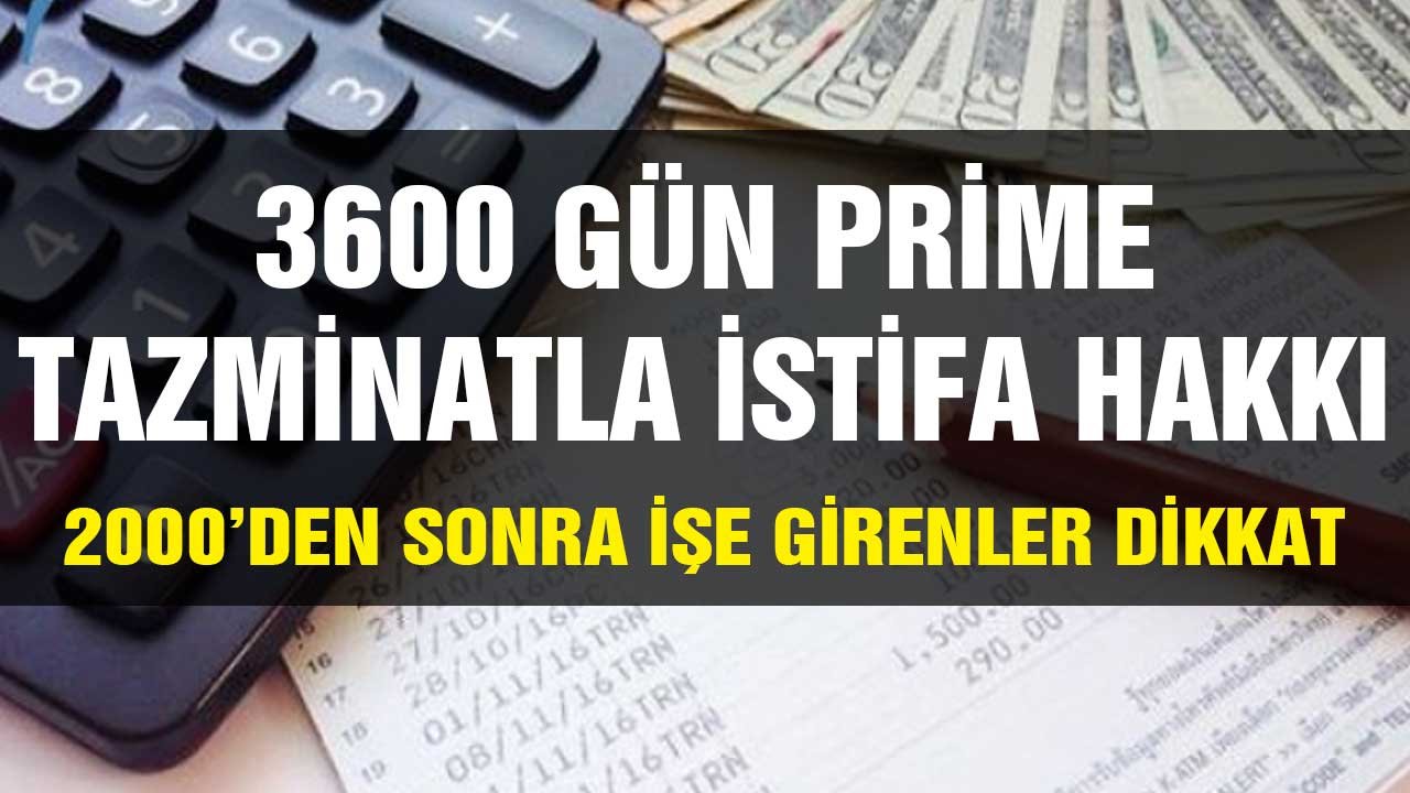 2000 Sonrası İşe Girenler Dikkat: İstifa Edip Tazminat Alıyorsunuz